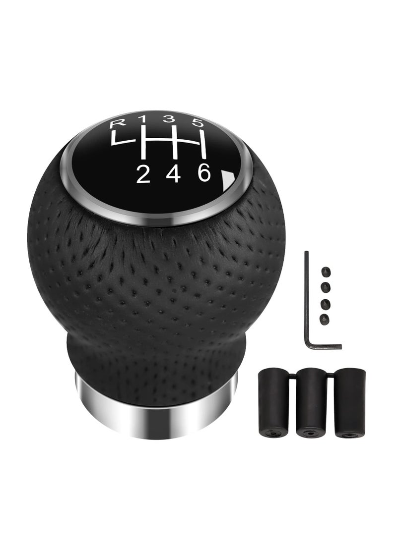 Excefore - Universal Shift Knob 6 Speed Manual Gearbox Shift Knobs Fit for Most Car Transport Vehicles（Round Head R Up） - Image 1