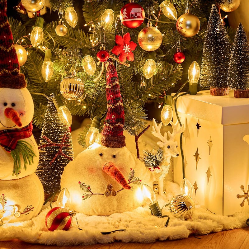 Brightown 8 Pack C7 LED Night Light Bulbs C7 E12 Candelabra Christmas Replacement Bulbs Salt Lamps Window Candles Chandeliers Replacement Bulbs06W Equivalent 4W 5W 6W 7W Incandescent Bulbs Warm White - Image 5