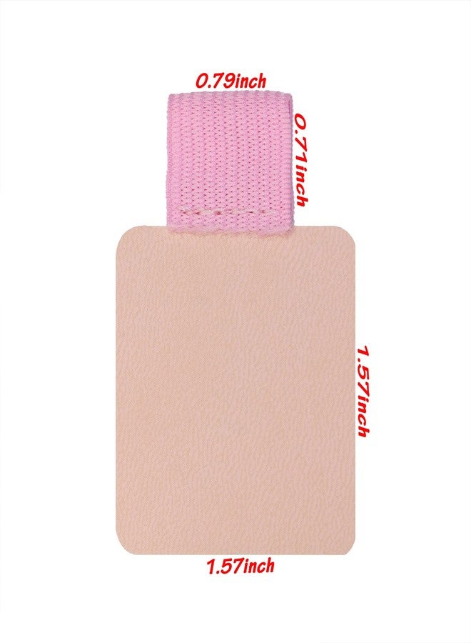 Mini Skater 3 Pcs Self-adhesive Leather Pencil Elastic Loop, Square PU Leather Pen Clip, Pen Holder for Notebooks, Journals, Clipboards, Calendars, Pens Loop Holders Creative Accessories (Pink) - Image 3