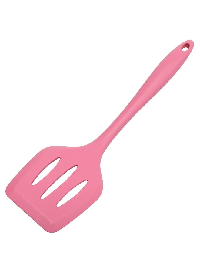 Chef Craft Premium Dishwasher Safe Silicone Cooking Turner Pink 11.75inch 13710 - Image 1