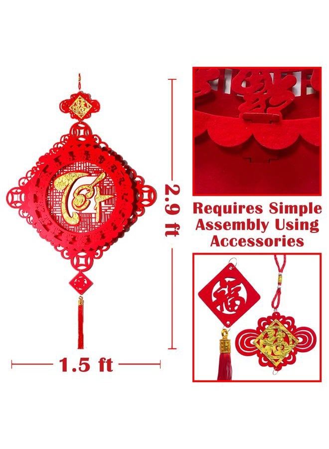 IRCOR TET Decorations 2024 Vietnamese with 24 Red Envelopes Vietnamese Lunar New Year Decorations 2024 - Image 4