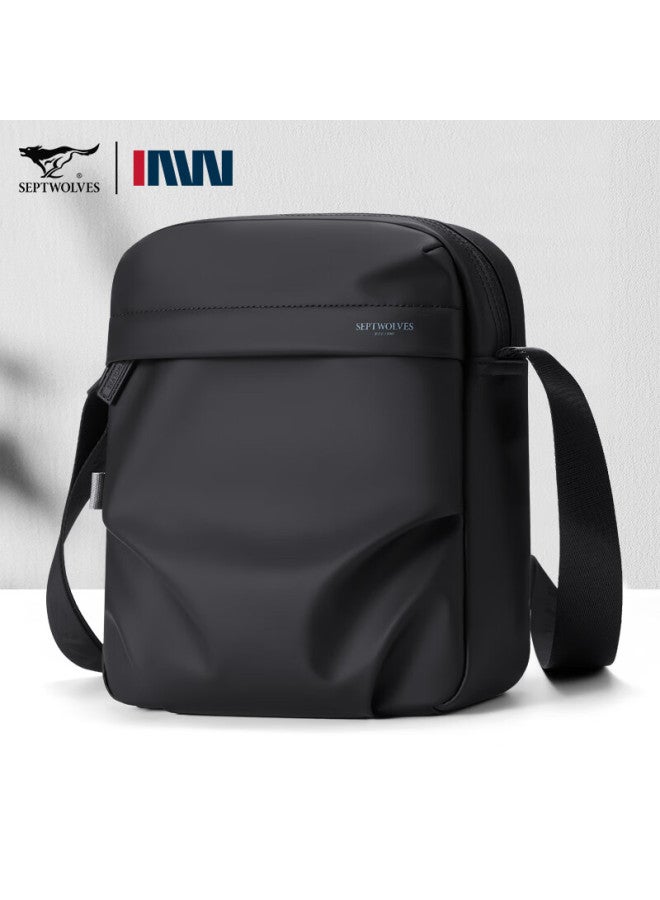 Septwolves Men's Crossbody Shoulder Bag Messenger Bag Commuter Portable Water-resistant Casual Small Side Pocket Sling Bag 2025 New Model