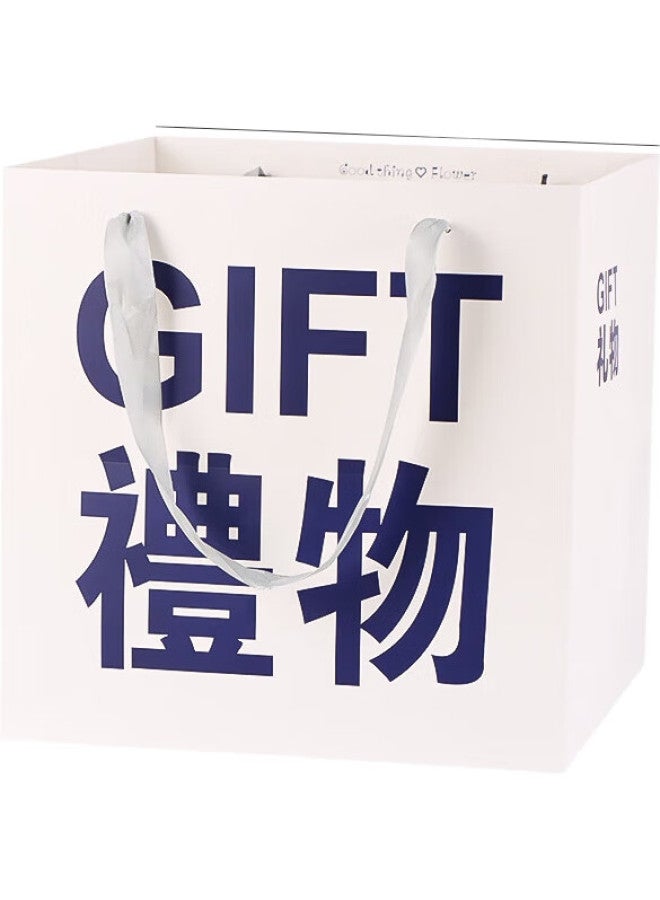 Tatanice Flower Gift Bag Christmas Gift Bag Storage Bag Birthday Gift Box Handbag Gift Bag Handbag - Image 3