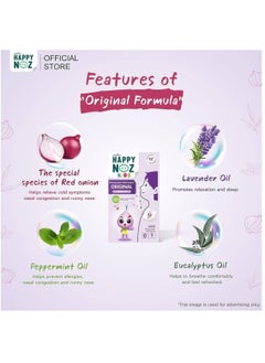 Happy Noz happy noz organic patch helps elleviate ellergies and runny nose , six patch per box , original formula  - Image 2