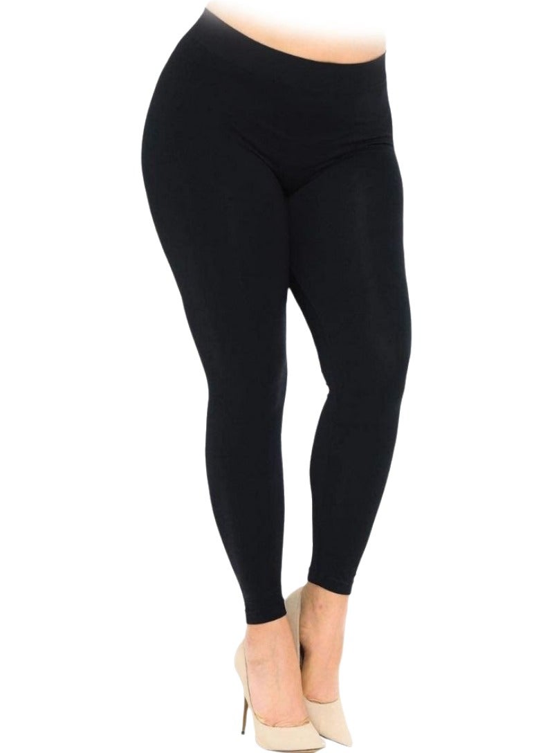 Premium Women's Single Lycra Leggings – Soft & Stretchy Pants (Fits Up to 75 KG) - Image 1