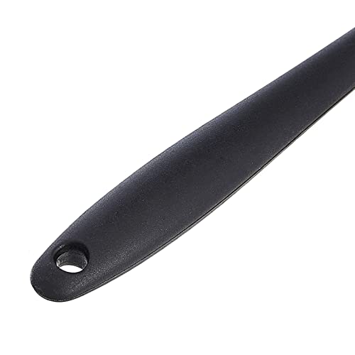 TASKHOUSE Silicone Spatula 2 Small & 2 Large Spatulas Non-Stick Rubber Kitchen Scraper for Cooking, Mixing - Set of 4 (Black) - Image 4