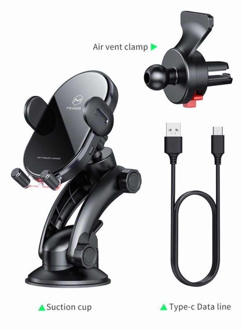 Mcdodo CH-762 | 15W Magnetic Wireless Charger Car Mount - Image 3