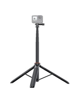 TP-21 Sports Camera Selfie Stick Tripod Stand Extentable Max. 54in with 1/4 inch Screw for Action Camera Mirrorless Camera Vlog Live Streaming Selfie Video Video Recording