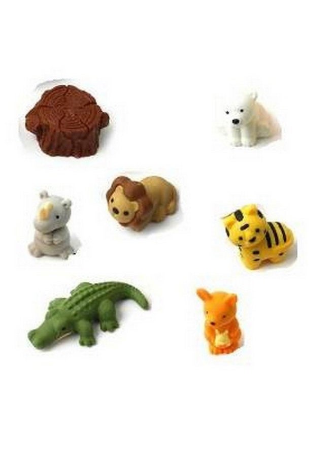 Iwako Ty UK Eraserz Safari Animals Set - Colours and STy UKles May Vary - Image 2