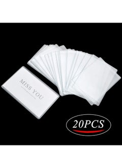BronaGrand Transparent Credit Card Sleeves,20Pcs Credit Card Holder Sleeve Clear Waterproof Credit Card Protector Plastic Card Holder Inserts For Insurance License Id Business Social Insurance Card  - Image 4