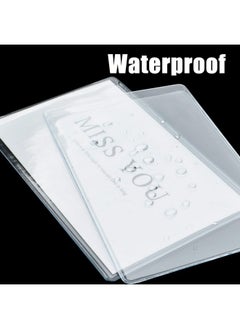 BronaGrand Transparent Credit Card Sleeves,20Pcs Credit Card Holder Sleeve Clear Waterproof Credit Card Protector Plastic Card Holder Inserts For Insurance License Id Business Social Insurance Card  - Image 5