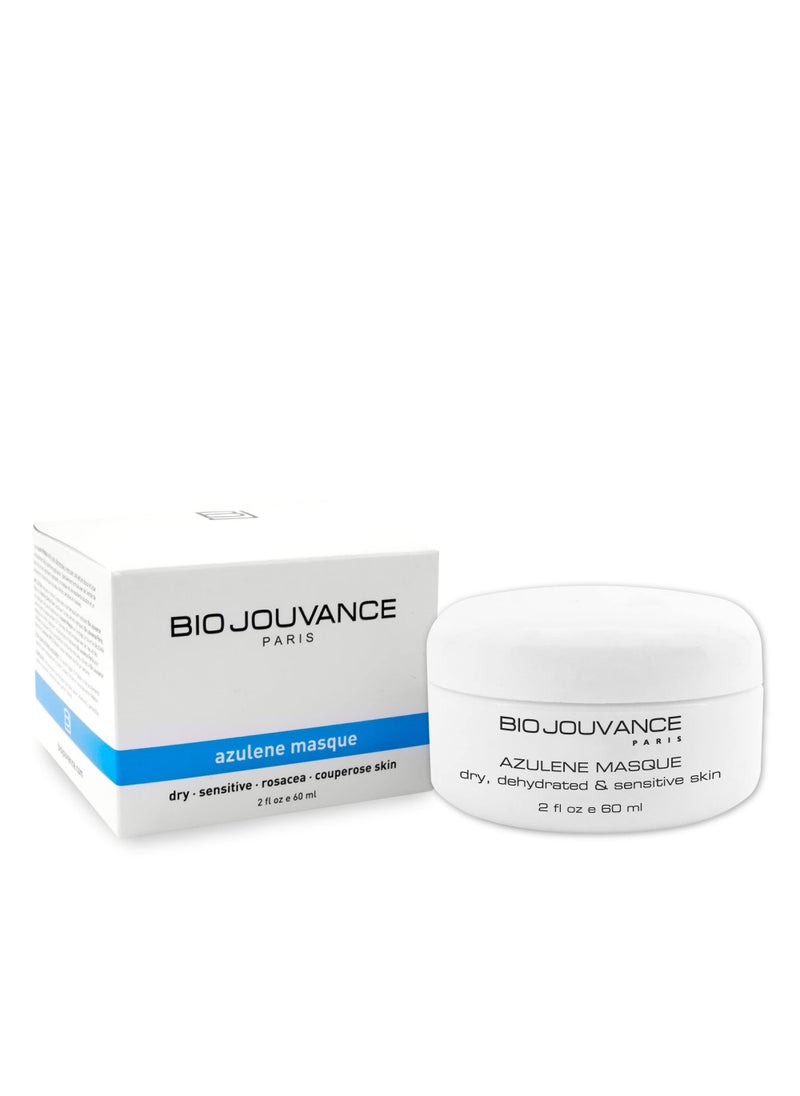 BIO JOUVANCE PARIS Bio Jouvance - Azulene Mask 2oz 60ml - Face Skin Care Treatment 