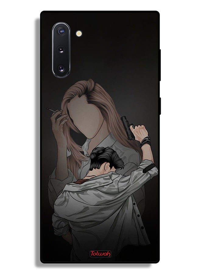 Tolwak Samsung Galaxy Note 10 Protective Case Cover Gang Of Couple - Image 2