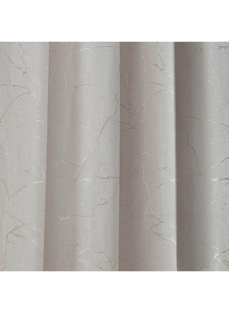 Home Box Glitter 2-Piece Extra Long Jacquard Curtain Set 300 x 140 cm - Image 3