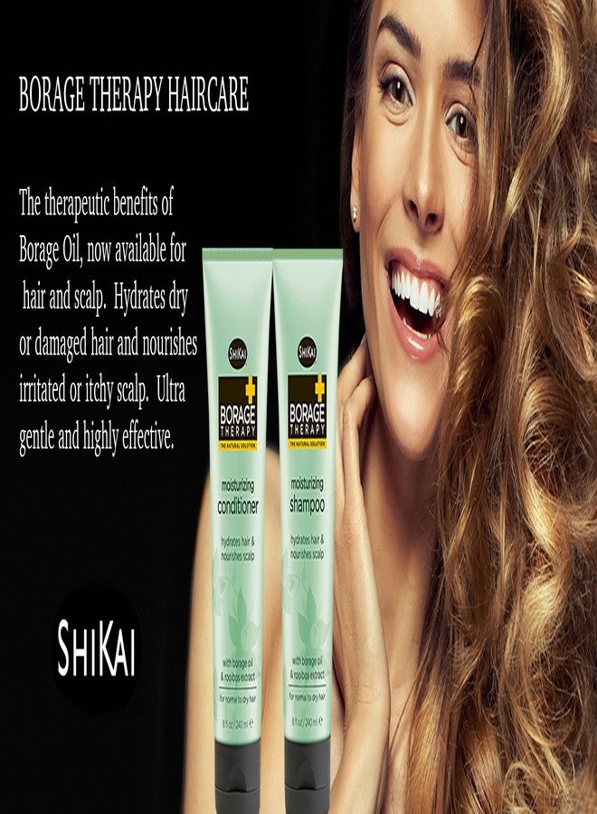 SHIKAI شامبو شياكاي للعلاج بزيت البوراج، 8 أونصات - Image 4