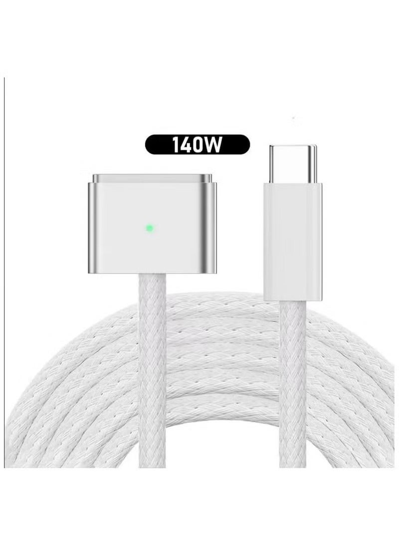 Anmi Anmi USB-C to Mag Safe 3 Cable 6.6ft/2M (White ) - Image 2