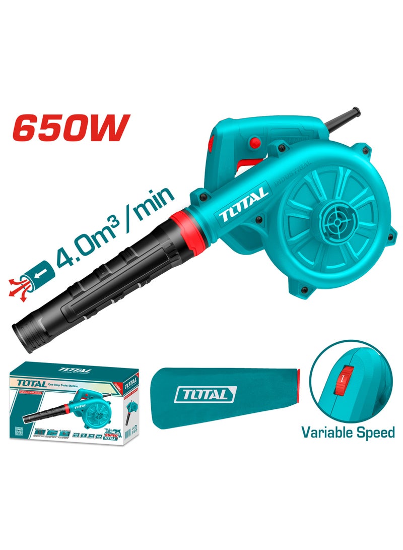 TOTAL Blower 650 Watts, Speeds Tb6036