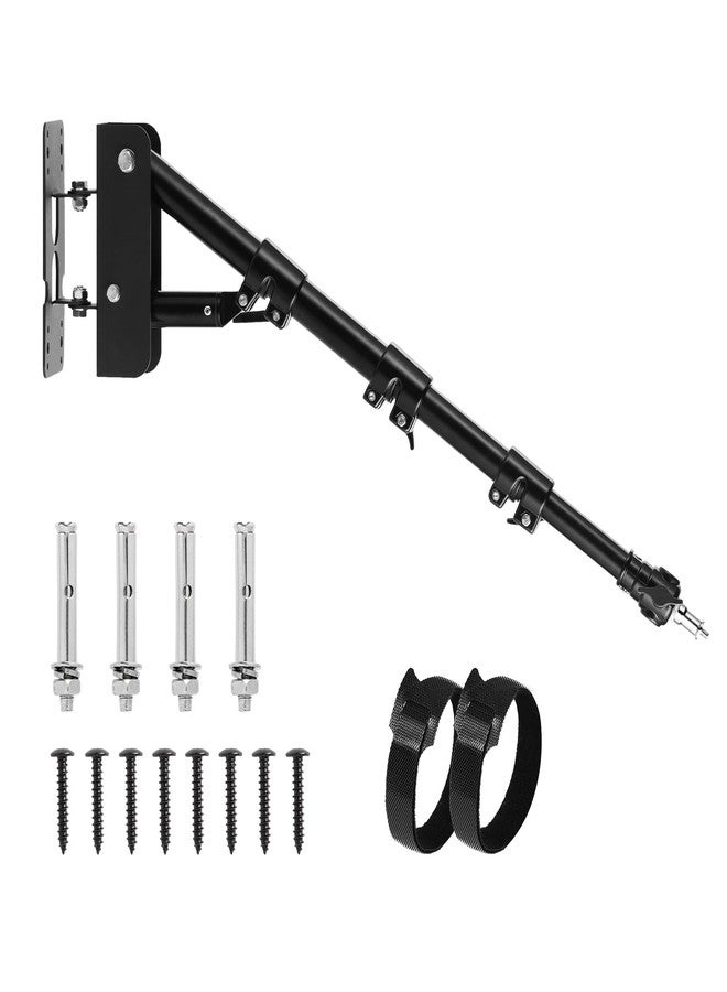 Meking 39.37"/100cm Arm Arm Wall Ring Light for Strobe Photography Softbox Floodlight Bracket 180 Degree Rotation - Image 1