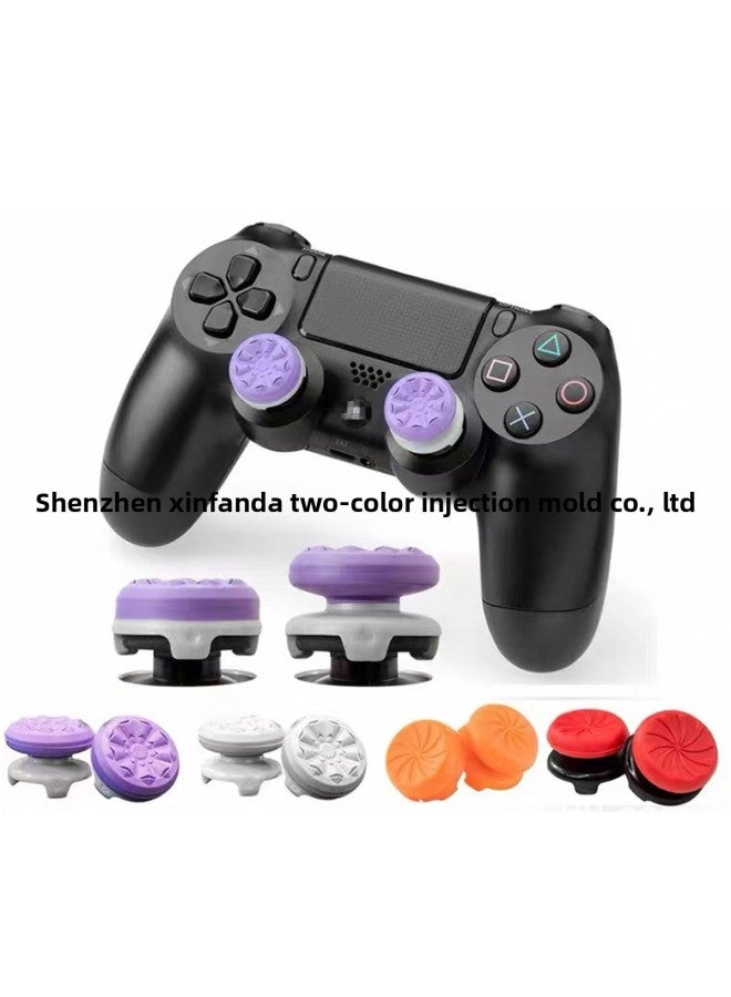 general Competitive PS4/PS5/Xbox Joystick Cap Elevator Pair ABS Material Gaming Controller Accessories Elite Level For Adults Over 18-Product Color:Skull Fluorescent Green PS - Image 2