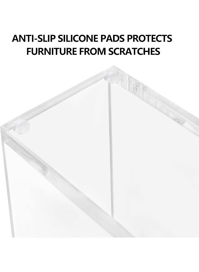 TPGP Napkin Holder, Acrylic Dining Table Dispenser for Cocktail Tissue, Clear Containers for Organizing Kitchen Paper  - Image 4