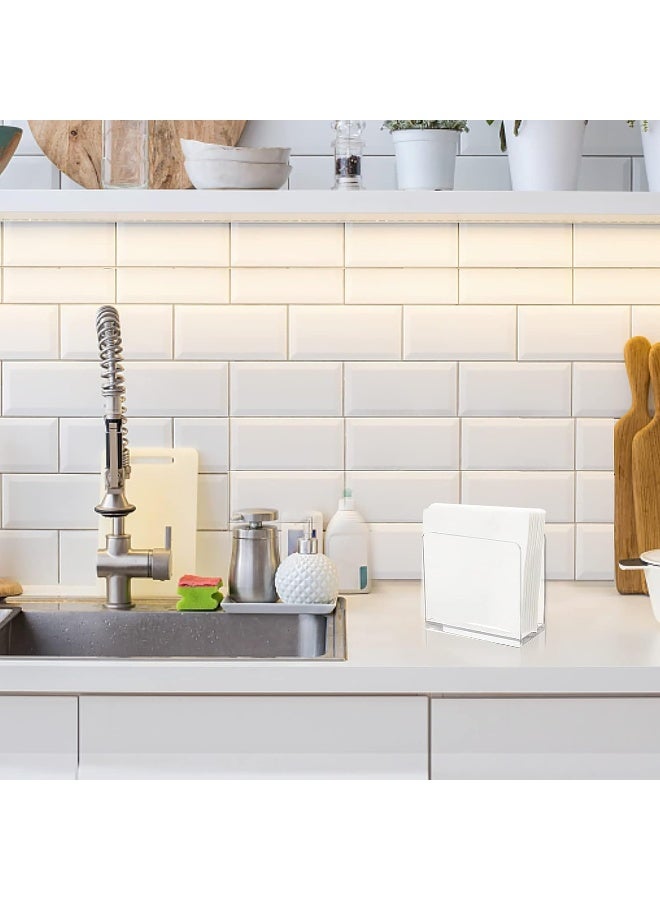 TPGP Napkin Holder, Acrylic Dining Table Dispenser for Cocktail Tissue, Clear Containers for Organizing Kitchen Paper  - Image 5