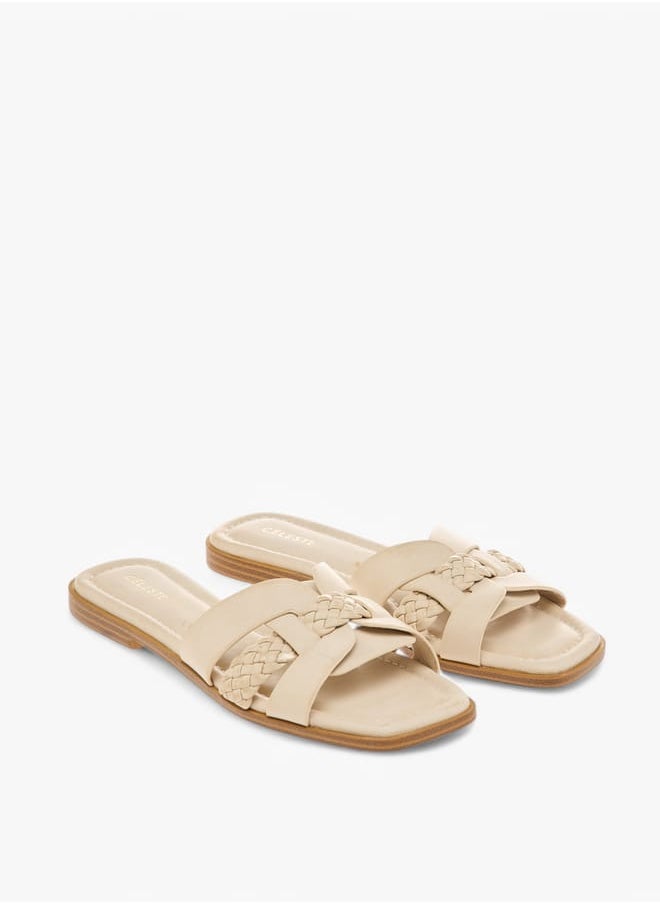 Celeste Women's Textured Slip-On Sandals  - Image 2