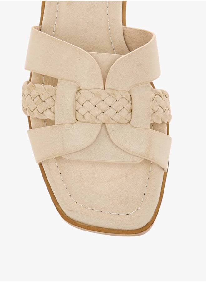Celeste Women's Textured Slip-On Sandals  - Image 4