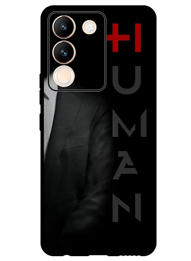 Theodor Protective Case Anti Scratch Shock Proof Bumper Cover For Vivo V29e Human - Image 1