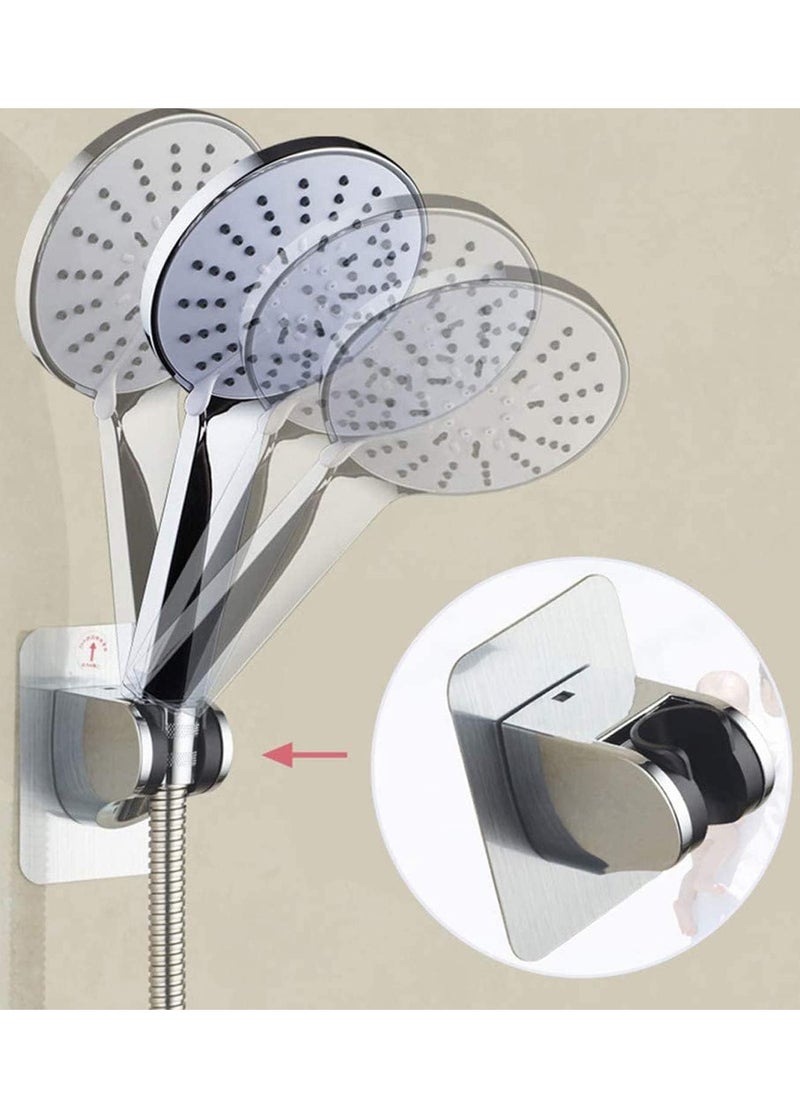 TYCOM Shower Head Holder Strong Adhesive and Waterproof Shower Head Holder Adjustable Handheld Shower Holder Wall Mount Shower Bracket  - Image 4