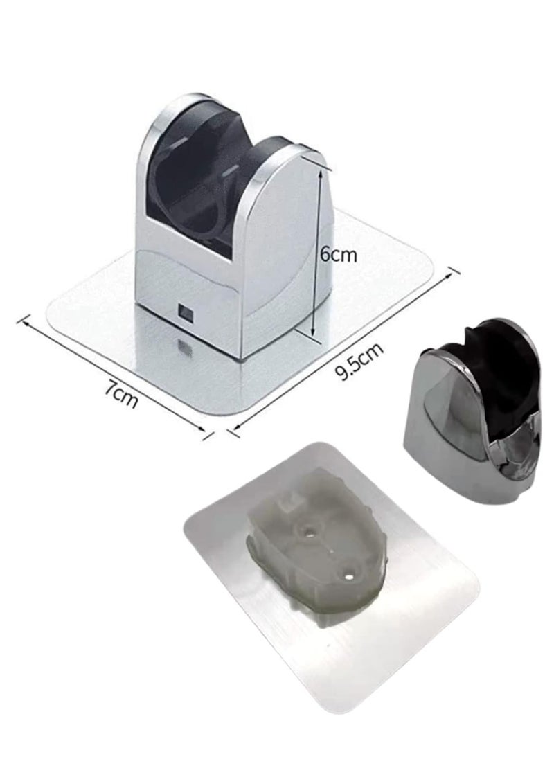 TYCOM Shower Head Holder Strong Adhesive and Waterproof Shower Head Holder Adjustable Handheld Shower Holder Wall Mount Shower Bracket  - Image 3