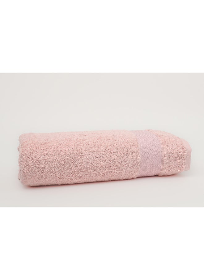 White Rose Towel SERENITY S - 550 GSM - 100% Cotton Terry -Bath Sheet 80x160 cm-Premium Touch-Quick Dry - Super Absorbent-Pink  - Image 2