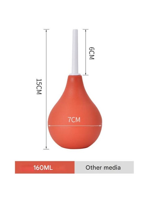 160ML Medium Enema Ball Set Enema Cleaner Enema Set Unisex 【Brown】 1 Piece