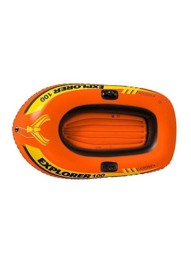 INTEX Inflatable Boat, PVC Portable Inflatable Boat Inflatable Kayak 1 Person Inflatable Fishing Kayak Size 147x84x36 cm  - Image 5