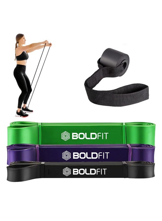 Boldfit Natural Rubber Heavy Resistance Band For Workout Set Exercise&Stretching Pull Up Bands For Home Exercise For Gym Men&Women Resistance Bands Loop Bands Toning Bands Resistance Band Extra Heavy - Image 1