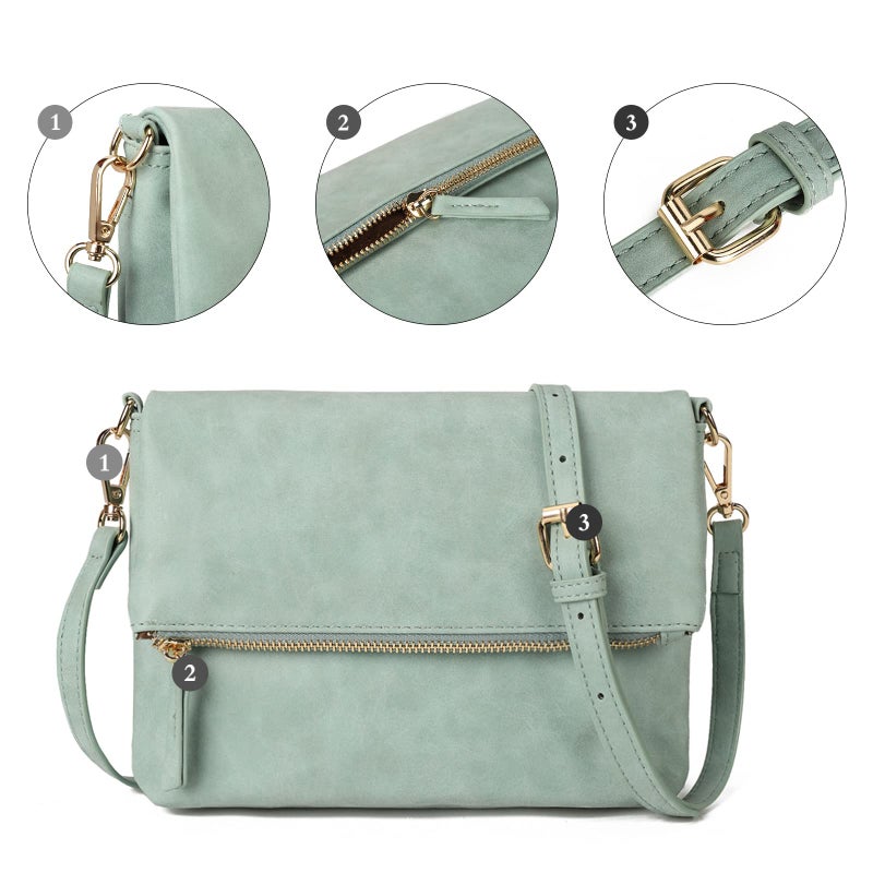 Gladdon Small Crossbody bags for Women Cross body Purse Shoulder Bag Aqua - Image 4