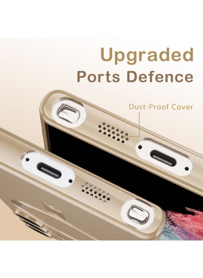 راكسوم غطاء حماية مغناطيسي رفيع لهاتف سامسونج جالاكسي S23 ألترا متوافق مع MagSafe - غطاء حماية مغناطيسي رفيع لهاتف سامسونج جالاكسي S23 ألترا 6.8 بوصة - مقاوم للصدمات، خفيف الوزن، مقاوم للخدوش، سهل التركيب، ويدعم الشحن اللاسلكي - Image 5