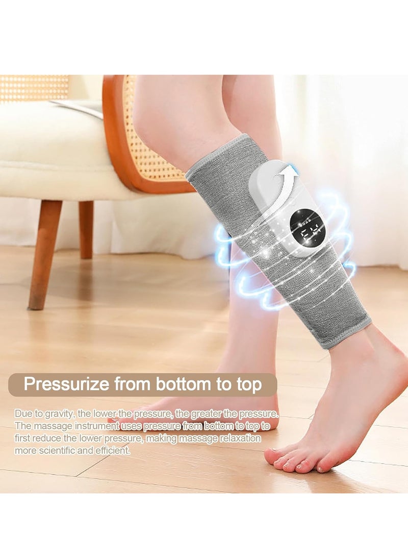 general Leg Massager, Calf Massager for Circulation and Pain Relief, 3 Intensity Levels x 3 Modes, Heating Function, Rechargeable C-Type, Adjustable Size, Portable Electric Massage Pad (One) - Image 2