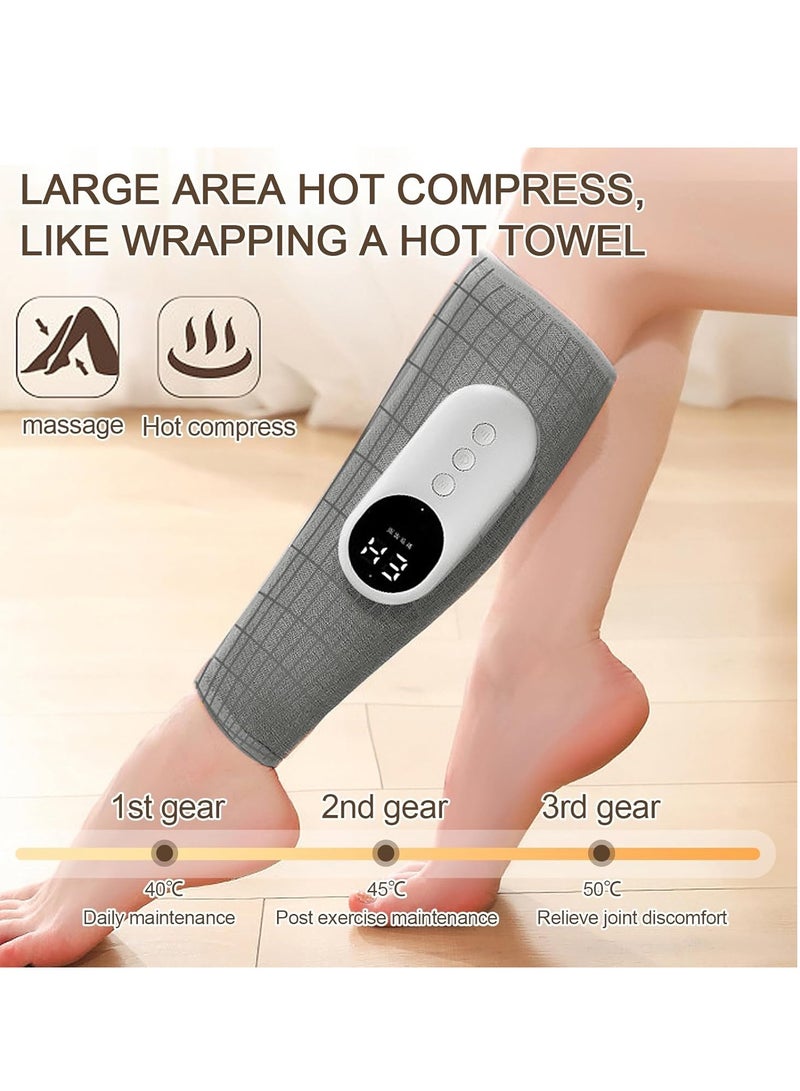 general Leg Massager, Calf Massager for Circulation and Pain Relief, 3 Intensity Levels x 3 Modes, Heating Function, Rechargeable C-Type, Adjustable Size, Portable Electric Massage Pad (One) - Image 4