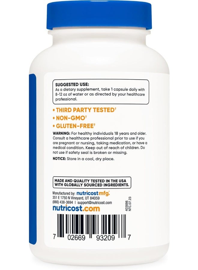 Nutricost TMG 120 Caps (1 Bottle) - Image 3