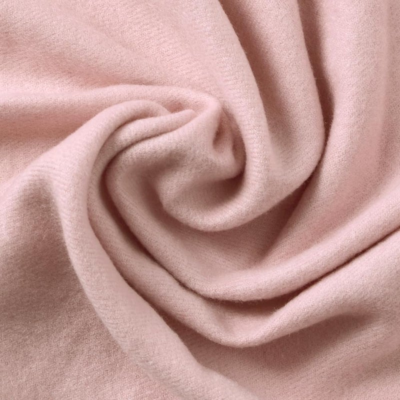 QBSM Womens Light Baby Pink Large Winter Pashmina Formal Bridal Evening Dress Scarfs Shawls Wraps - Image 3
