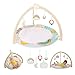 B. Toys B toys Wooden Baby Gym Soft Play Mat with 5 Hanging Sensory Toys for Newborns Sunrise to Sunset Design Tummy Time Motor Skills for Babies 0 Months - Image 2