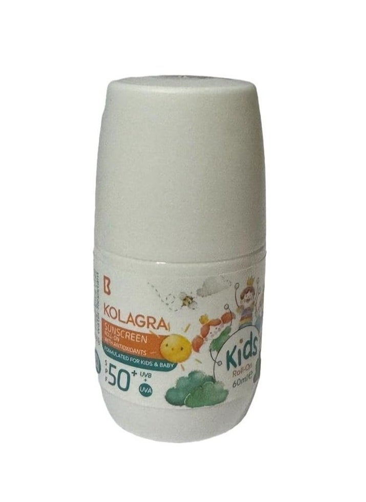 KOLAGRA - Kolagra sunscreen Roll-on with Antioxidants for baby - 2 Pieces - 50 SPF - Image 1