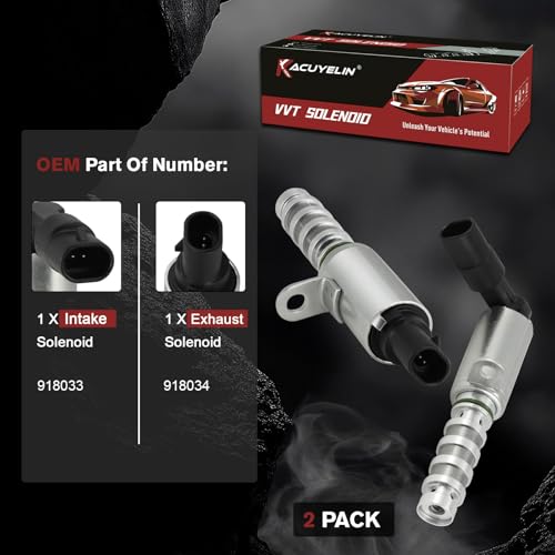 KacuYelin 918033 918034 Engine Variable Valve Timing VVT Solenoid Oil Control Valve Solenoid Compatible with Hyundai Elantra Kona Sonata Tucson Veloster Kia Forte Forte5 Soul Seltos Optima 2012-2024 2PCS - Image 5