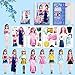 Daniel Axel Magnetic Dress Up Paper DollMagnet Princess Dress Up Dolls for Girls Ages 47 KidsTravel Activities Road Trip Car Ride Interactive Learning Created Imagine Set Birthday Gift H Set - Image 3