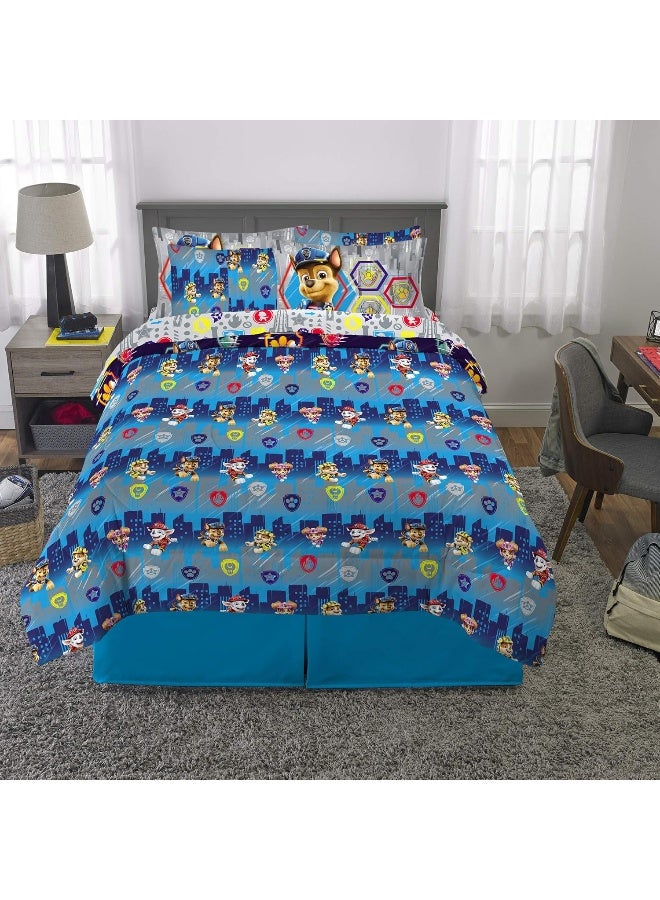 Franco Franco Paw Patrol Kids Bedding Super Soft Comforter and Sheet Set with Sham, 7 Piece Full Size, (Official Licensed Product) - Image 5