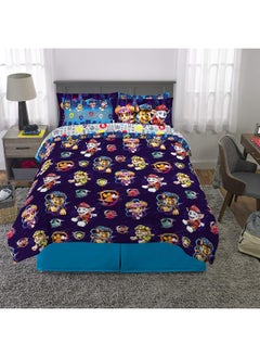 Franco Franco Paw Patrol Kids Bedding Super Soft Comforter and Sheet Set with Sham, 7 Piece Full Size, (Official Licensed Product)  - Image 4