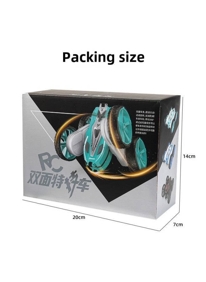 Hot Sale 2.4G Double-sided Stunt Remote Control Car Children's Electric Off-road Rolling Rotating Four-wheel Drive Toy Car Wholesale-Color: 2.4G Rolling Stunt Car * Charging Edition-Proportion:Chinese Color Box  - Image 5