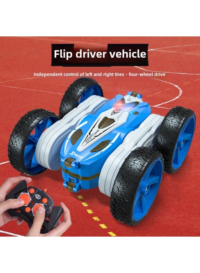 Hot Sale 2.4G Double-sided Stunt Remote Control Car Children's Electric Off-road Rolling Rotating Four-wheel Drive Toy Car Wholesale-Color: 2.4G Rolling Stunt Car * Charging Edition-Proportion:Chinese Color Box  - Image 3