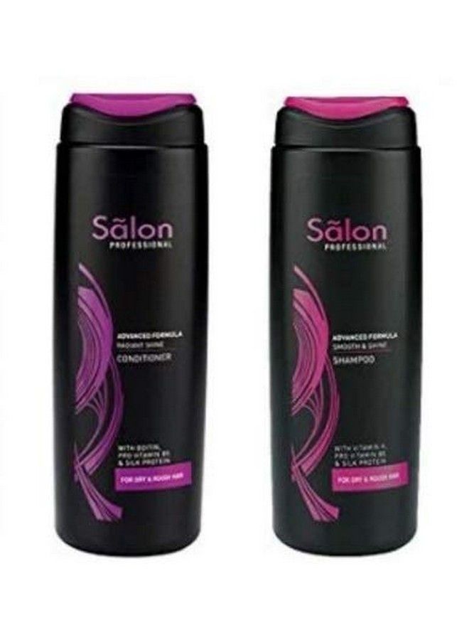Modicare Salon Professional Advance Formula Smooth & Shine Shampoo + Conditioner For Dry & Rough Hair With Vitamin Hprovitamin B5 & Silk Protein (Combo Pack) 200Ml Each - Image 2