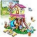 HOGOKIDS Tree House Building Set with LED Light  622pcs Treehouse Building Blocks Toys Forest Up House Toys with Slide Birthday Easter Gifts for Kids Girls Boys Age 8 9 10 11 12 - Image 4